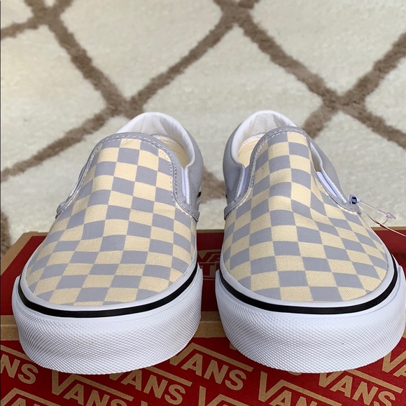 VANS CLASSIC SLIP ON CHECKERBOARD GREY DAWN/ WMNS - Picture 7 of 16